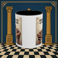 Premium Ready to Go Freemason Design | Entered Apprentice Let the work begin - Masonic Mugs