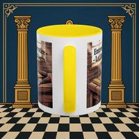 Premium Ready to Go Freemason Design | Entered Apprentice Let the work Begin - Masonic Mugs