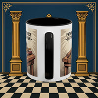 Premium Ready to Go Freemason Design | Entered Apprentice Let the work begin - Masonic Mugs