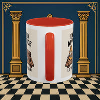Premium Ready to Go Freemason Design | Entered Apprentice Let the Work Begin - Masonic Mugs