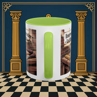 Premium Ready to Go Freemason Design | Entered Apprentice Let the work Begin - Masonic Mugs