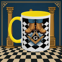 Premium Ready to Go Freemason Design | Entered Apprentice My first step on the Square - Masonic Mugs