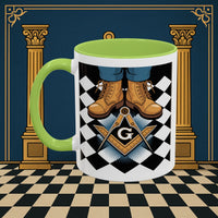 Premium Ready to Go Freemason Design | Entered Apprentice My first step on the Square - Masonic Mugs