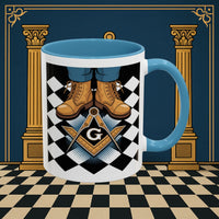 Premium Ready to Go Freemason Design | Entered Apprentice My first step on the Square - Masonic Mugs