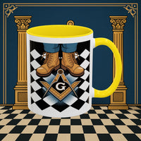 Premium Ready to Go Freemason Design | Entered Apprentice My first step on the Square - Masonic Mugs