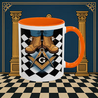 Premium Ready to Go Freemason Design | Entered Apprentice My first step on the Square - Masonic Mugs