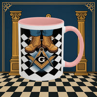 Premium Ready to Go Freemason Design | Entered Apprentice My first step on the Square - Masonic Mugs