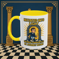 Premium Ready to Go Freemason Design | Entered Apprentice My Journey Begins - Masonic Mugs