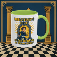 Premium Ready to Go Freemason Design | Entered Apprentice My Journey Begins - Masonic Mugs