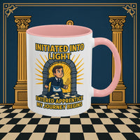 Premium Ready to Go Freemason Design | Entered Apprentice My Journey Begins - Masonic Mugs
