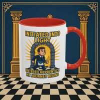 Premium Ready to Go Freemason Design | Entered Apprentice My Journey Begins - Masonic Mugs