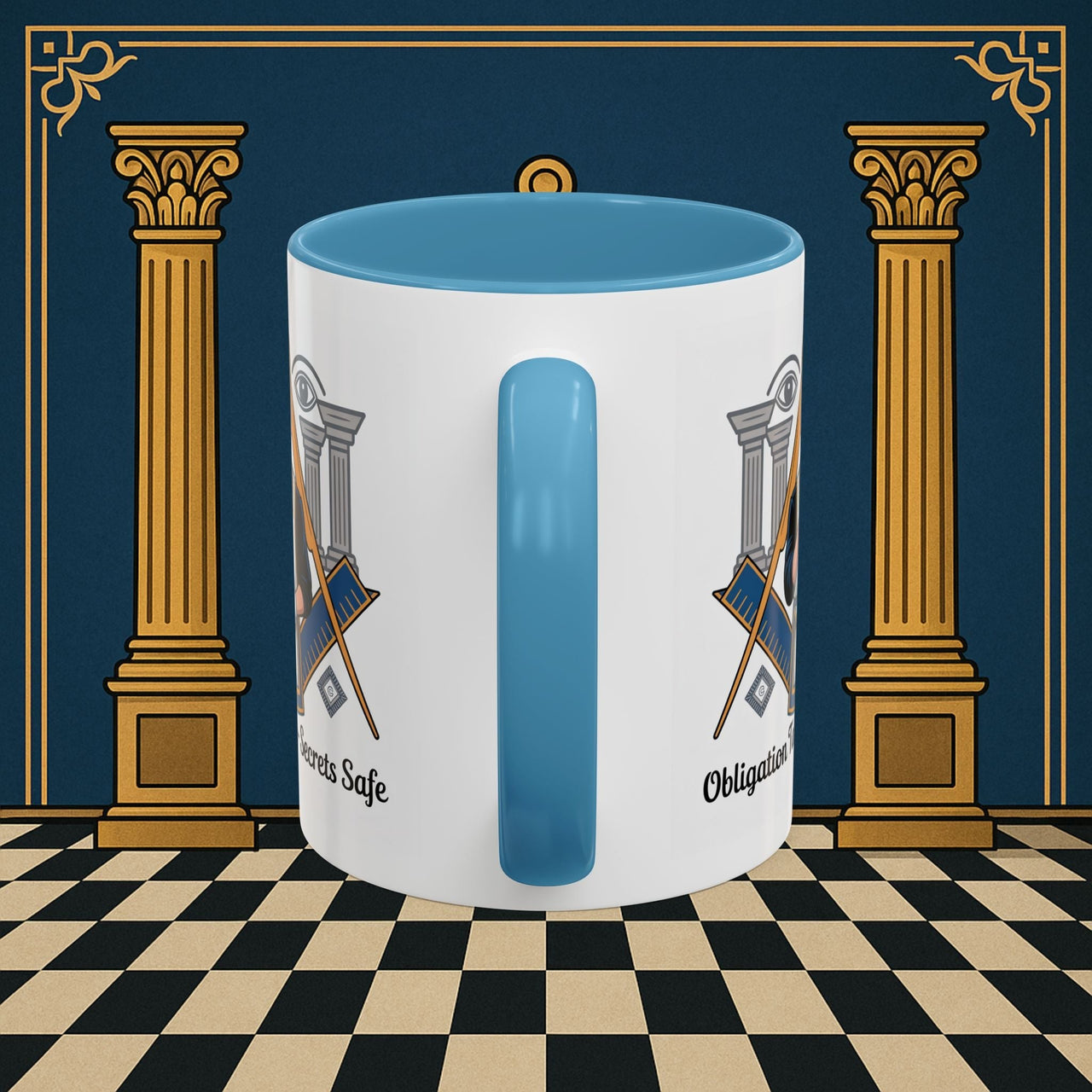 Premium Ready to Go Freemason Design | Entered Apprentice Obligation taken secrets Safe - Masonic Mugs