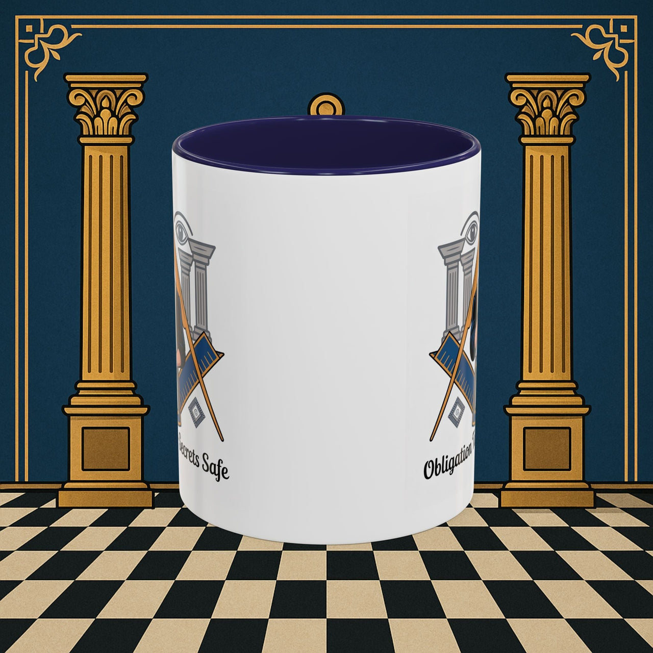 Premium Ready to Go Freemason Design | Entered Apprentice Obligation taken secrets Safe - Masonic Mugs
