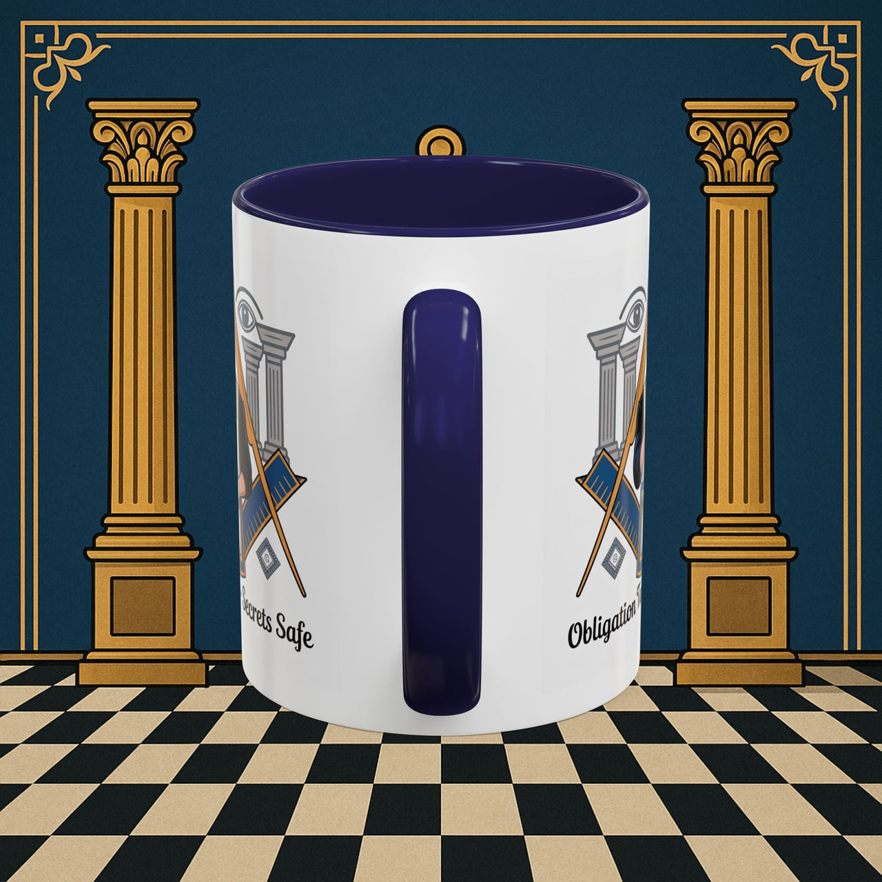 Premium Ready to Go Freemason Design | Entered Apprentice Obligation taken secrets Safe - Masonic Mugs