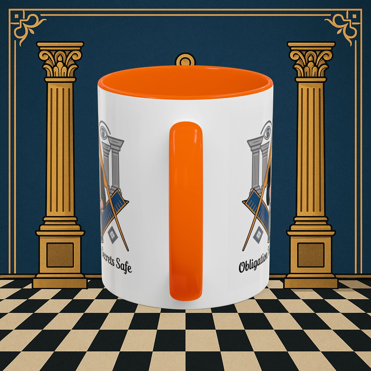 Premium Ready to Go Freemason Design | Entered Apprentice Obligation taken secrets Safe - Masonic Mugs
