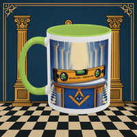 Premium Ready to Go Freemason Design | Entered Apprentice One the level from Day One - Masonic Mugs
