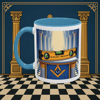 Premium Ready to Go Freemason Design | Entered Apprentice One the level from Day One - Masonic Mugs