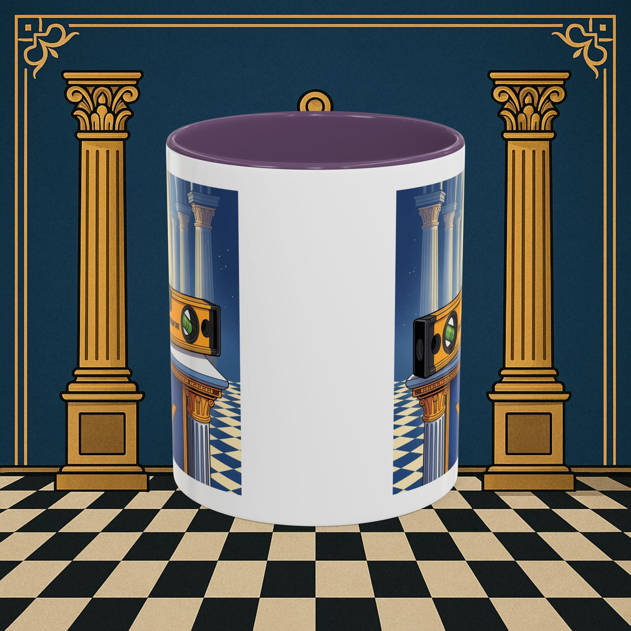 Premium Ready to Go Freemason Design | Entered Apprentice One the level from Day One - Masonic Mugs