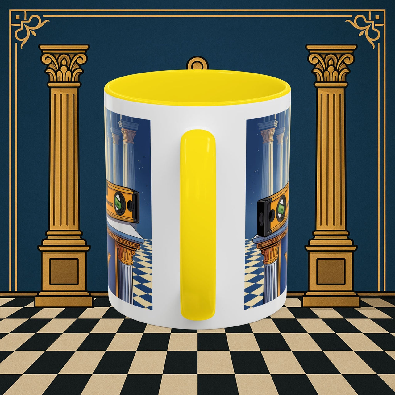 Premium Ready to Go Freemason Design | Entered Apprentice One the level from Day One - Masonic Mugs