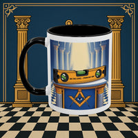 Premium Ready to Go Freemason Design | Entered Apprentice One the level from Day One - Masonic Mugs