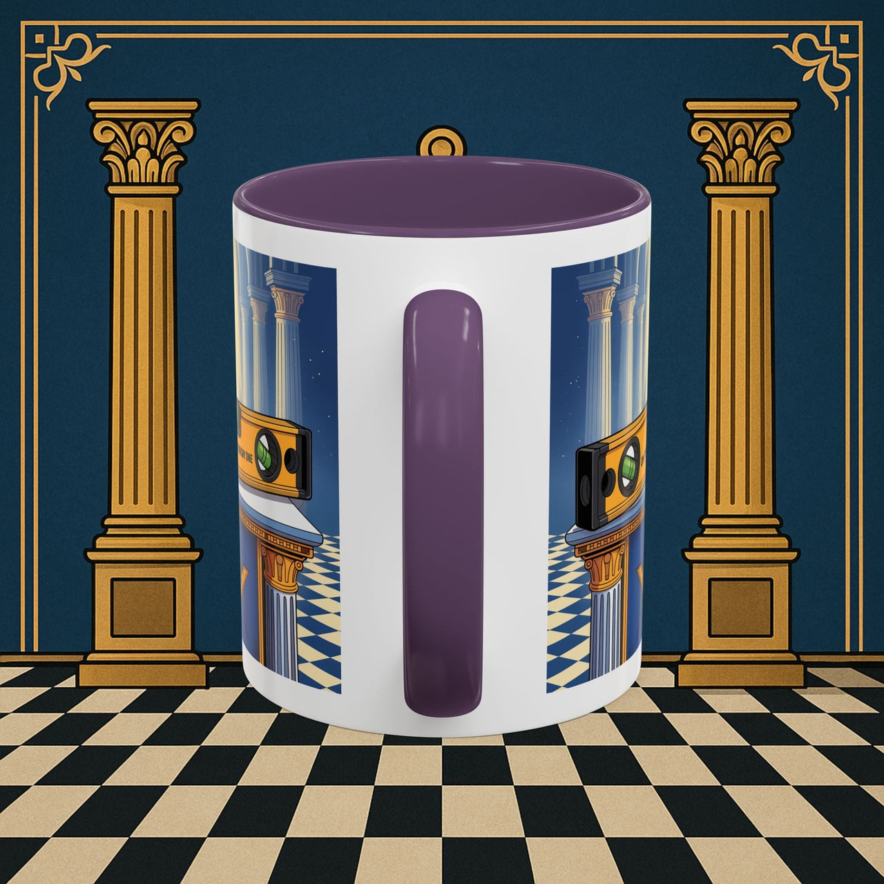 Premium Ready to Go Freemason Design | Entered Apprentice One the level from Day One - Masonic Mugs