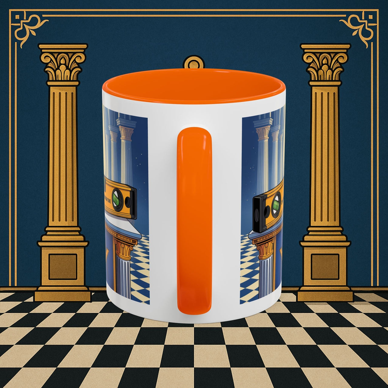 Premium Ready to Go Freemason Design | Entered Apprentice One the level from Day One - Masonic Mugs