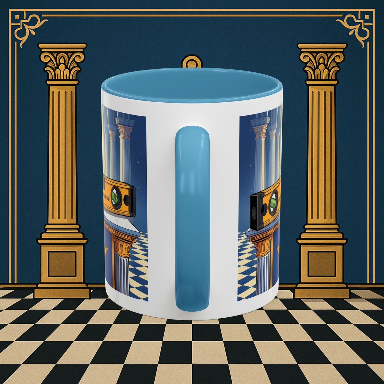 Premium Ready to Go Freemason Design | Entered Apprentice One the level from Day One - Masonic Mugs