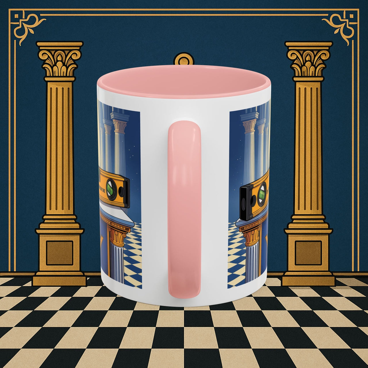 Premium Ready to Go Freemason Design | Entered Apprentice One the level from Day One - Masonic Mugs