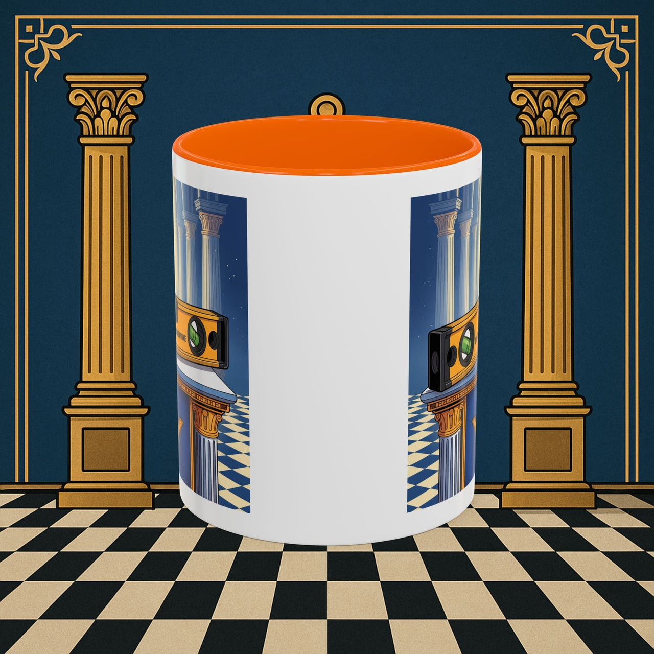 Premium Ready to Go Freemason Design | Entered Apprentice One the level from Day One - Masonic Mugs