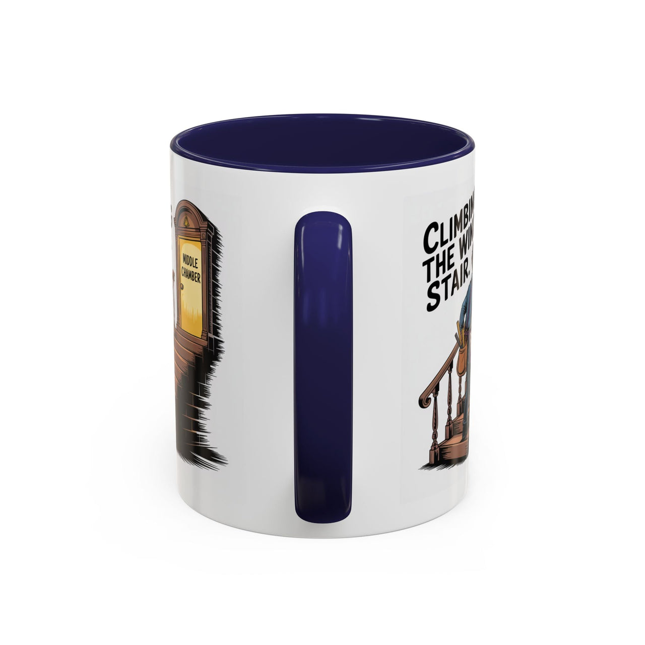 Premium Ready to Go Freemason Design | Fellowcraft | Climbing the Winding Stair - Masonic Mugs