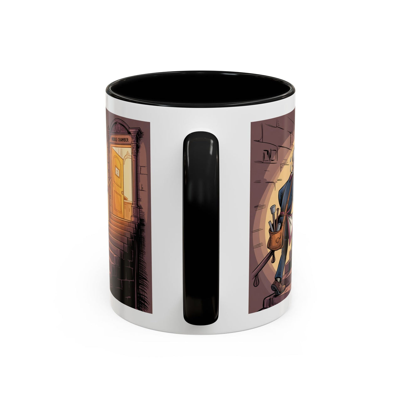 Premium Ready to Go Freemason Design | Fellowcraft | Entering the Middle Chamber - Masonic Mugs