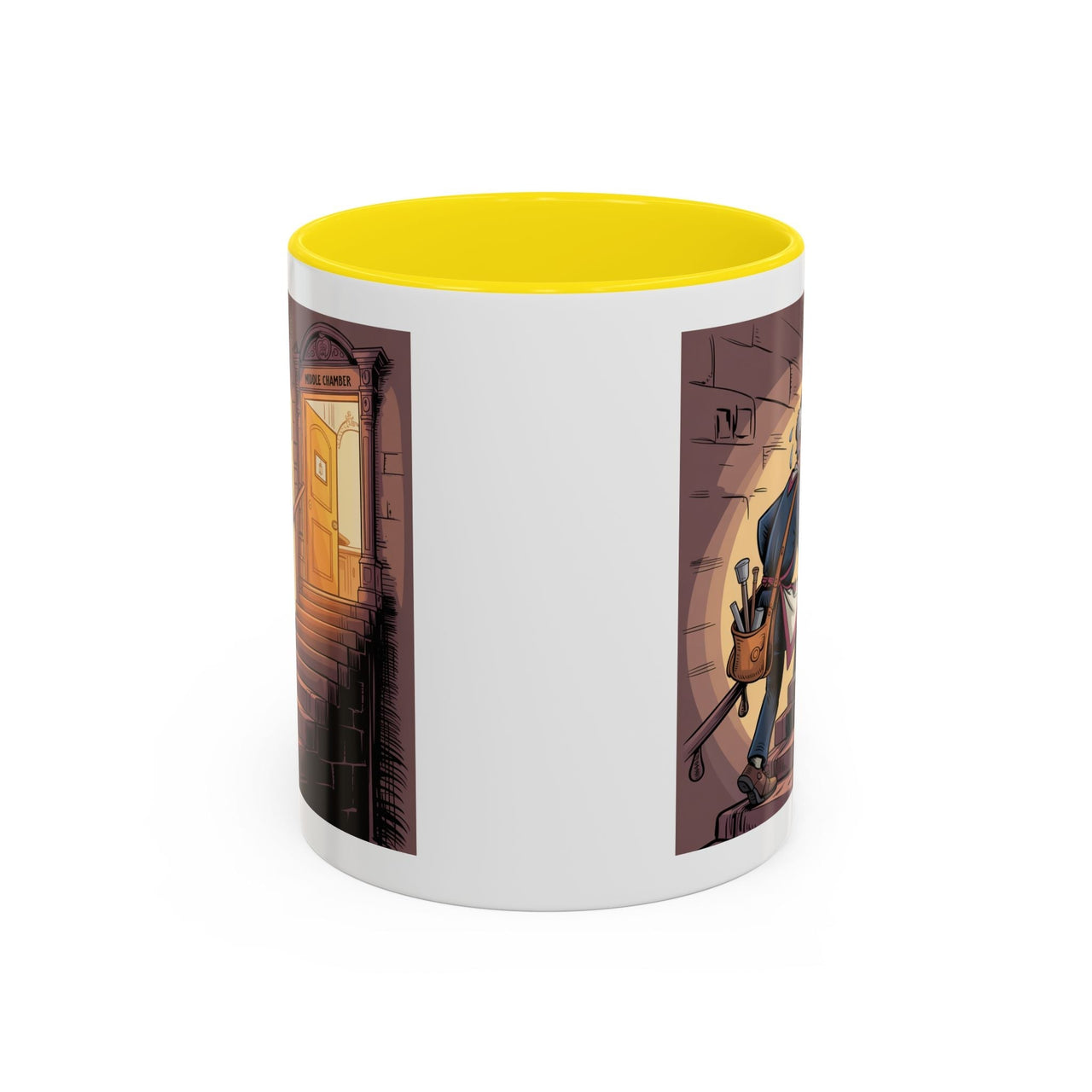 Premium Ready to Go Freemason Design | Fellowcraft | Entering the Middle Chamber - Masonic Mugs