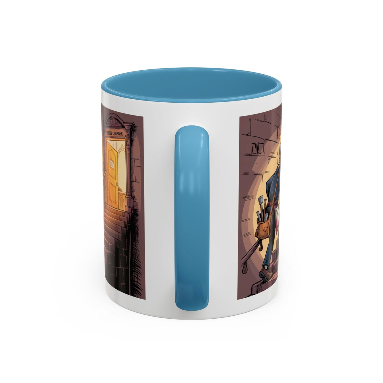 Premium Ready to Go Freemason Design | Fellowcraft | Entering the Middle Chamber - Masonic Mugs