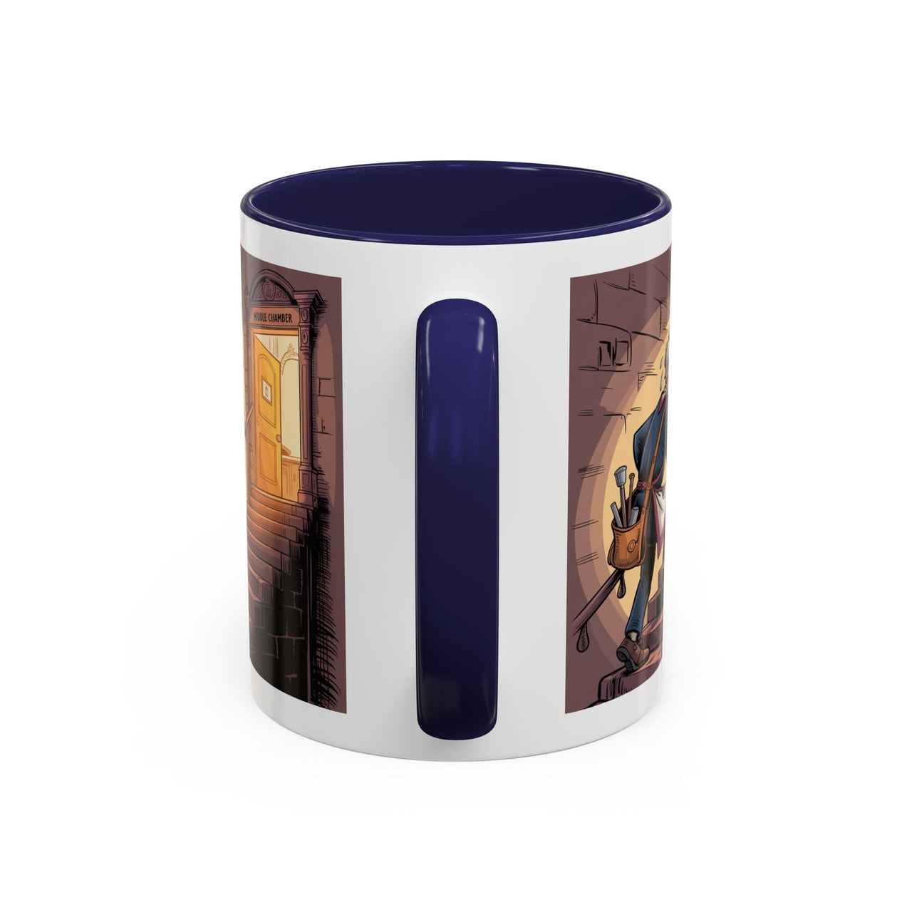 Premium Ready to Go Freemason Design | Fellowcraft | Entering the Middle Chamber - Masonic Mugs