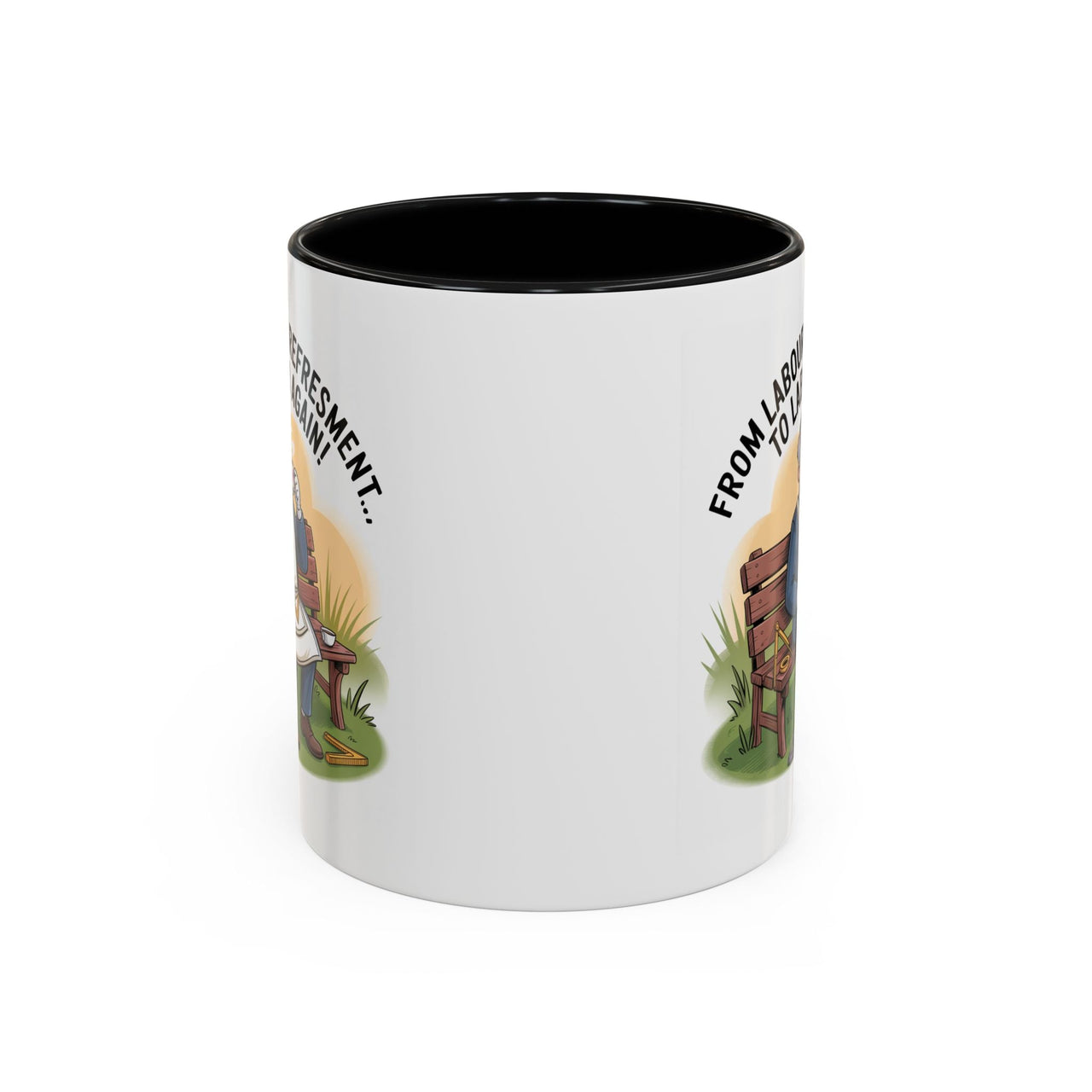 Premium Ready to Go Freemason Design | Fellowcraft | From Labour to Refreshment - Masonic Mugs
