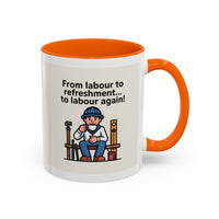 Premium Ready to Go Freemason Design | Fellowcraft | From Labour to refreshment - Masonic Mugs