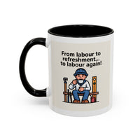Premium Ready to Go Freemason Design | Fellowcraft | From Labour to refreshment - Masonic Mugs