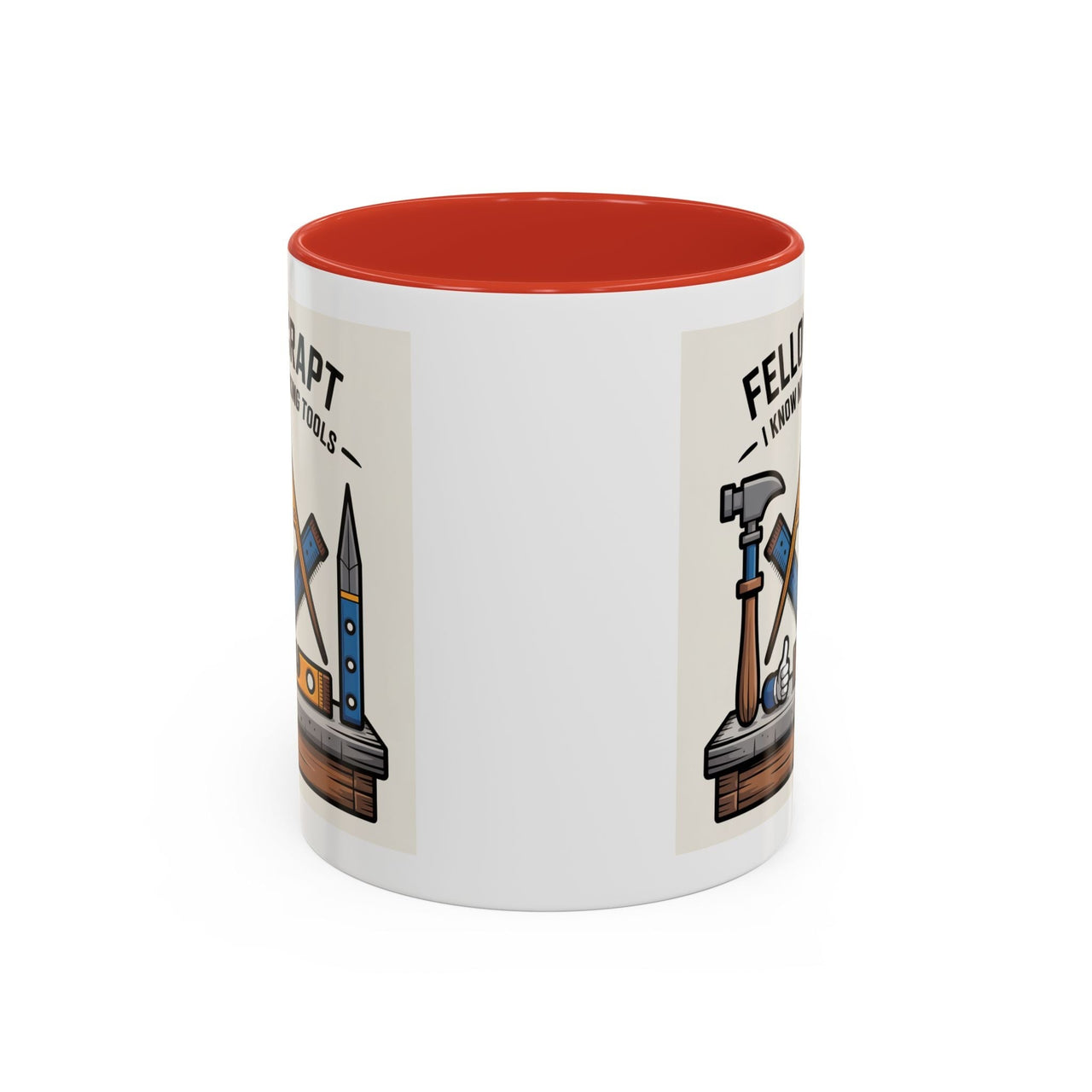 Premium Ready to Go Freemason Design | Fellowcraft | I know my working tools - Masonic Mugs