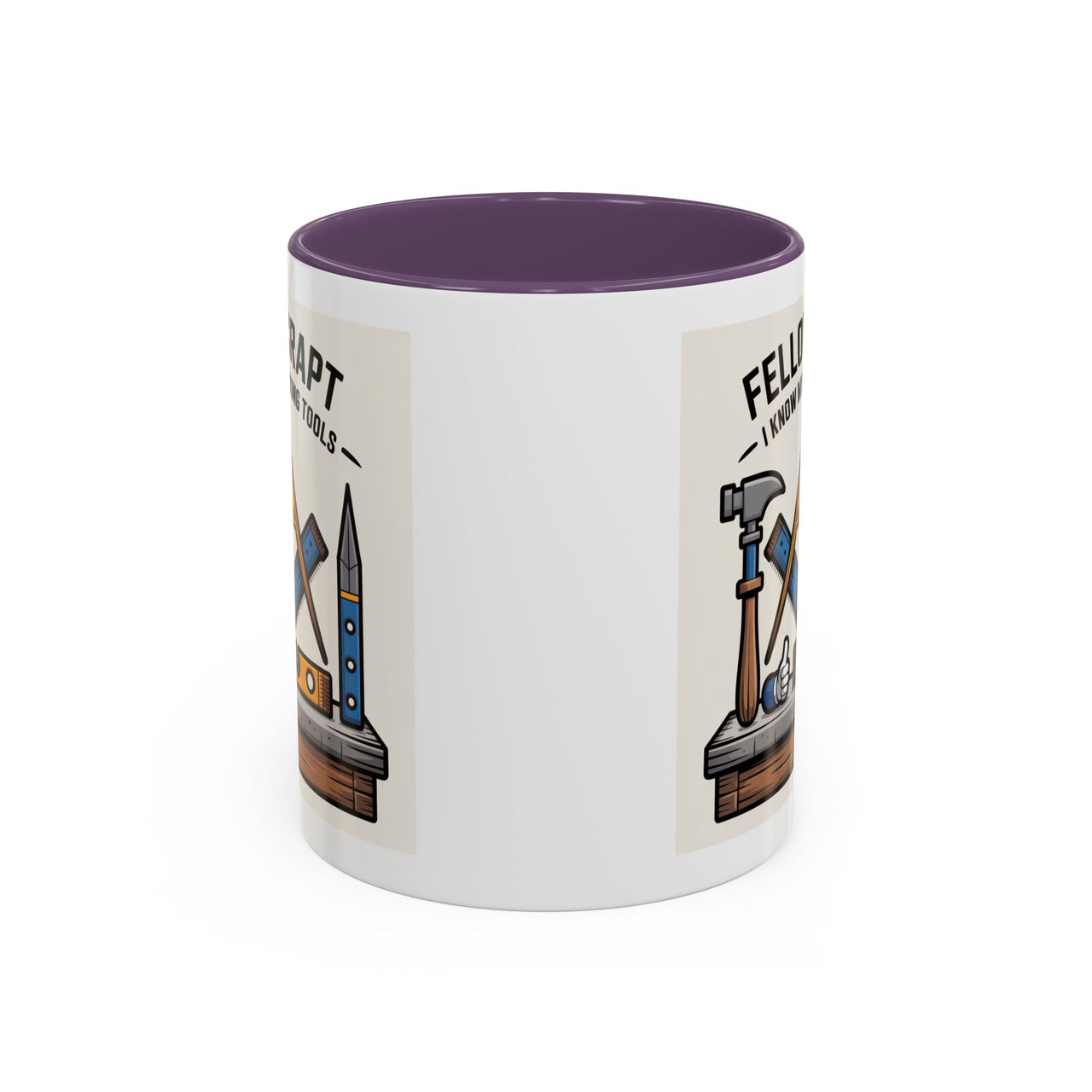 Premium Ready to Go Freemason Design | Fellowcraft | I know my working tools - Masonic Mugs