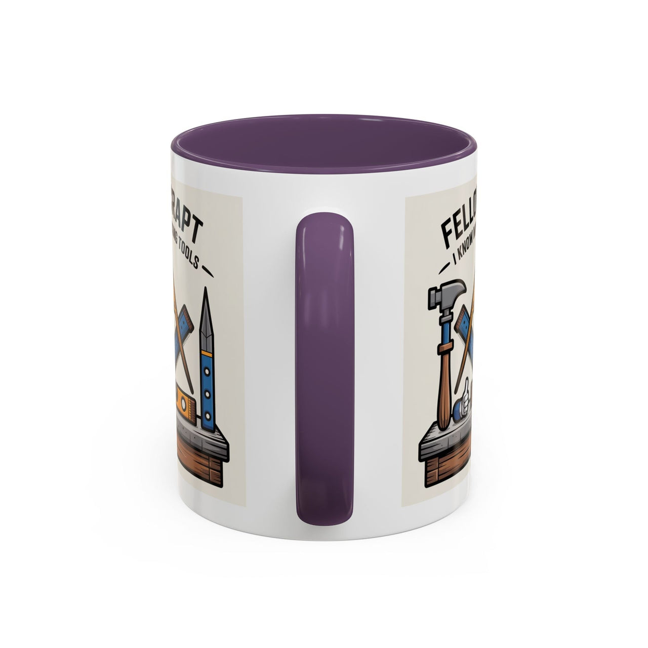 Premium Ready to Go Freemason Design | Fellowcraft | I know my working tools - Masonic Mugs