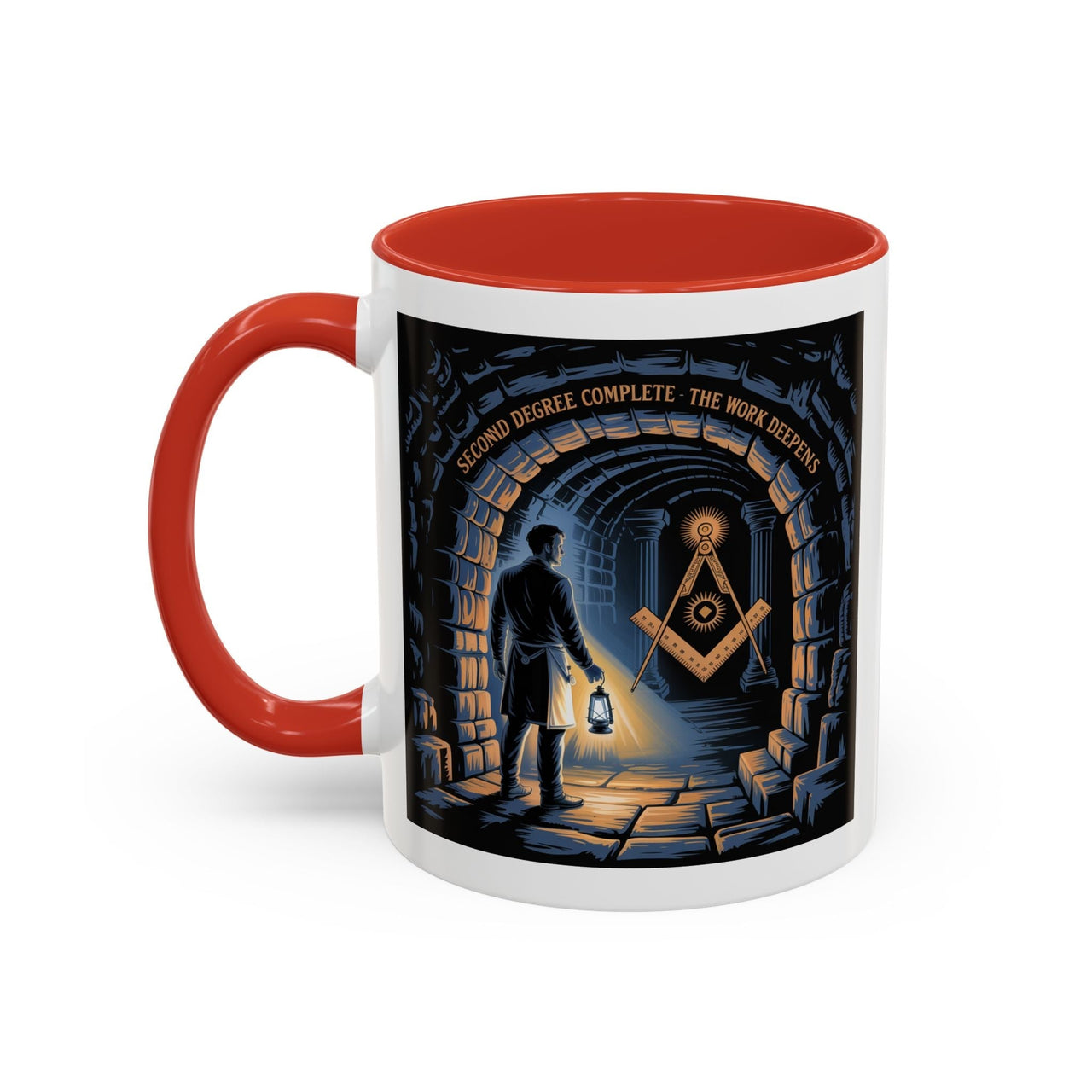 Premium Ready to Go Freemason Design | Fellowcraft | Middle Chamber - Masonic Mugs