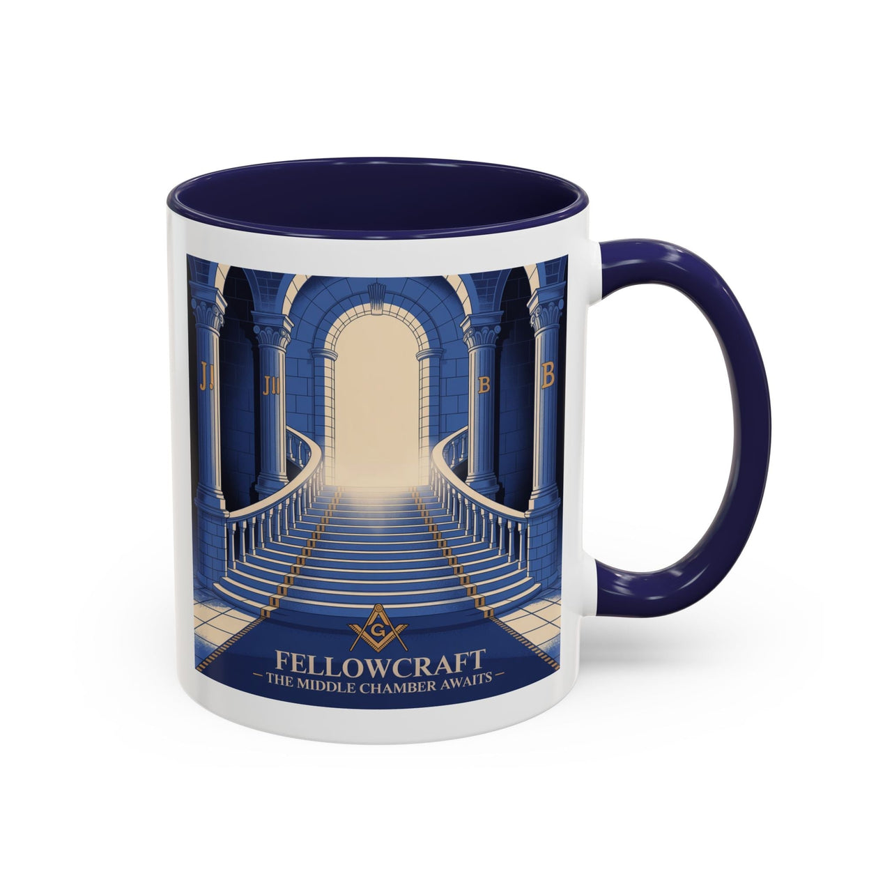 Premium Ready to Go Freemason Design | Fellowcraft | Middle Chamber - Masonic Mugs