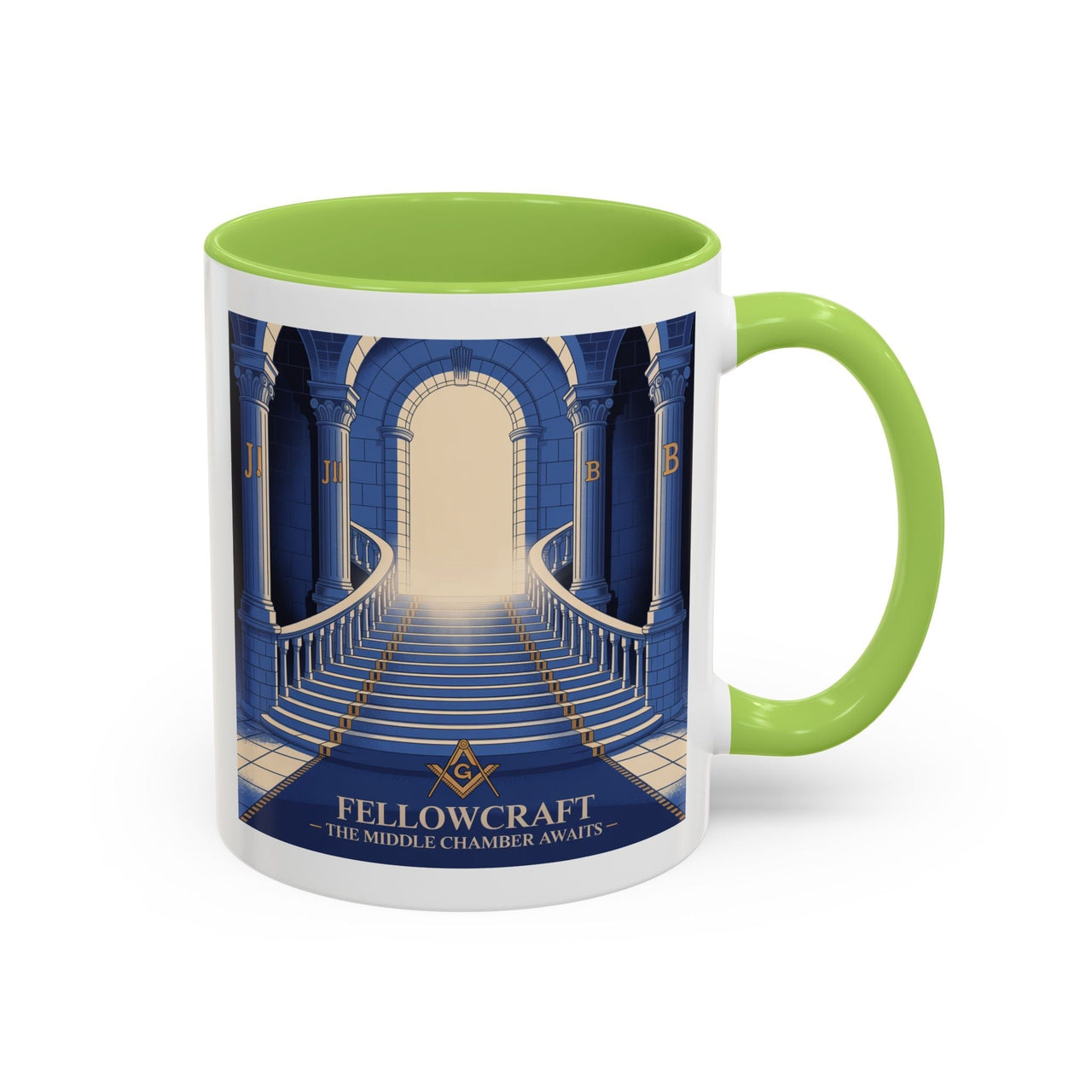 Premium Ready to Go Freemason Design | Fellowcraft | Middle Chamber - Masonic Mugs