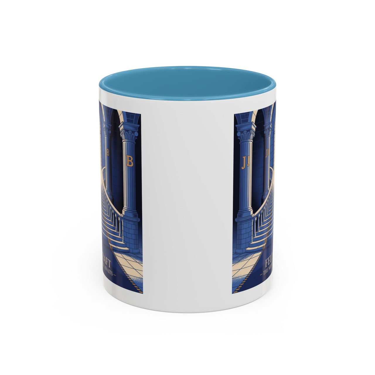 Premium Ready to Go Freemason Design | Fellowcraft | Middle Chamber - Masonic Mugs