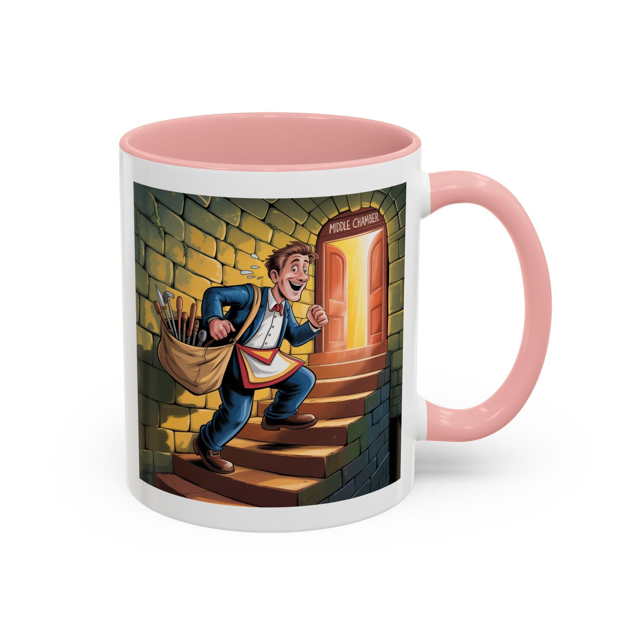 Premium Ready to Go Freemason Design | Fellowcraft | Middle Chamber - Masonic Mugs