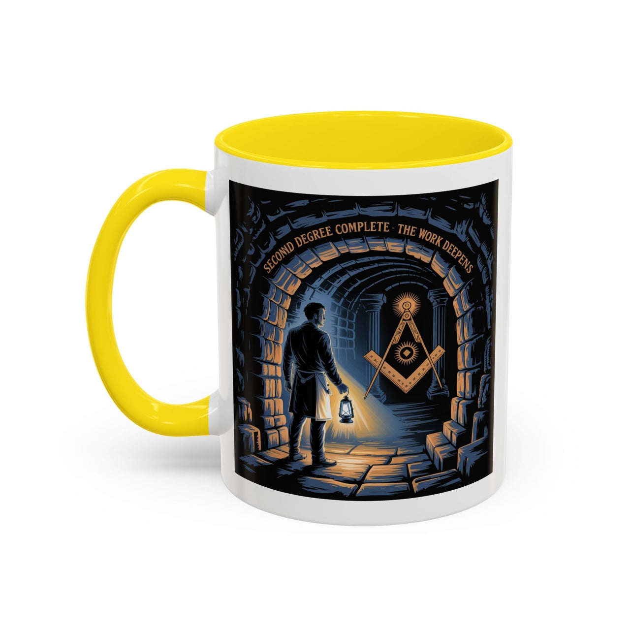 Premium Ready to Go Freemason Design | Fellowcraft | Middle Chamber - Masonic Mugs