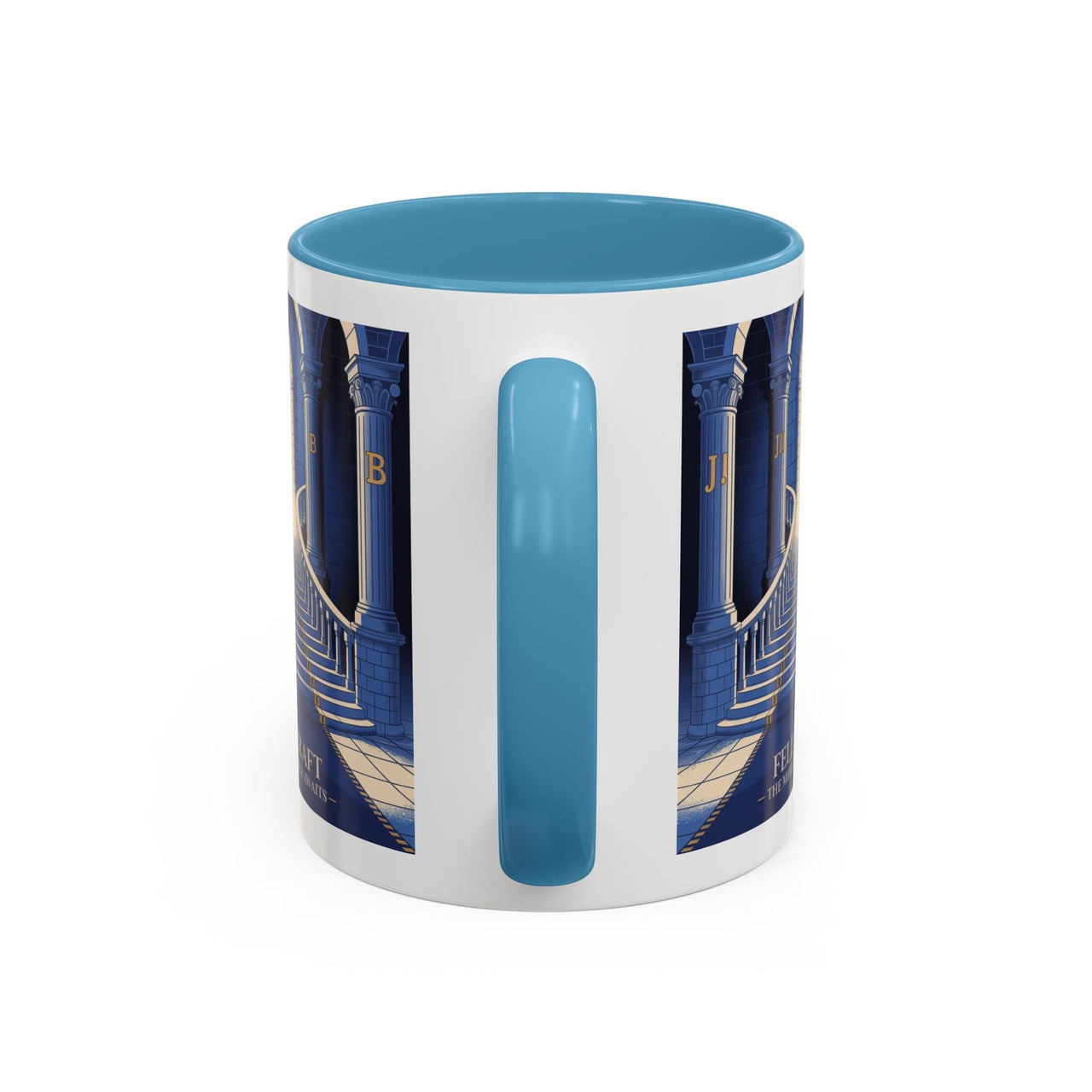 Premium Ready to Go Freemason Design | Fellowcraft | Middle Chamber - Masonic Mugs