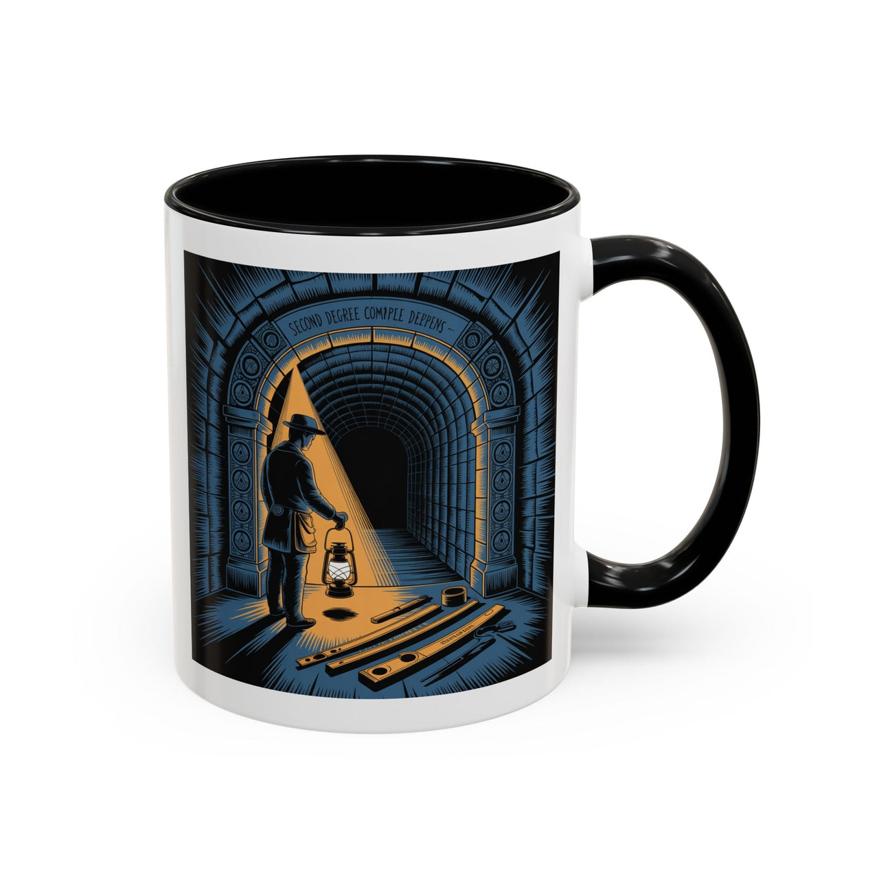 Premium Ready to Go Freemason Design | Fellowcraft | Middle Chamber - Masonic Mugs