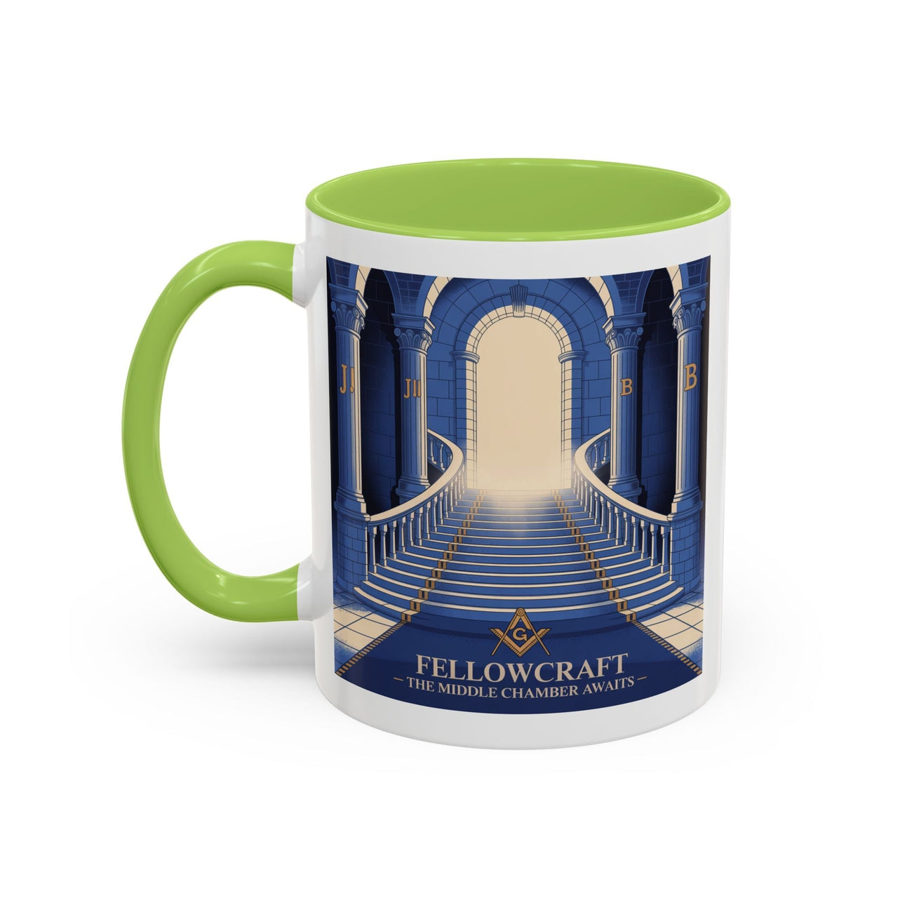 Premium Ready to Go Freemason Design | Fellowcraft | Middle Chamber - Masonic Mugs