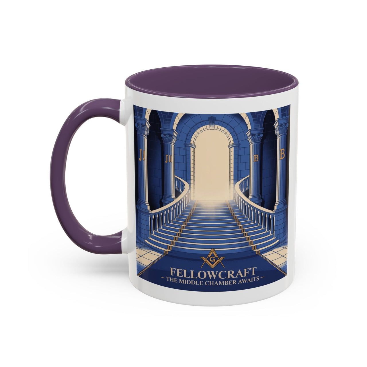 Premium Ready to Go Freemason Design | Fellowcraft | Middle Chamber - Masonic Mugs